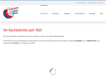 Tablet Screenshot of haerterei-weber.de